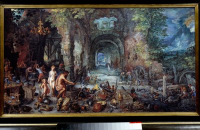 Les quatre éléments : le feu - Jan the Elder Brueghel