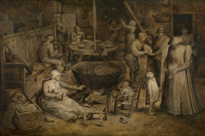 Visite aux paysans - Jan the Elder Brueghel