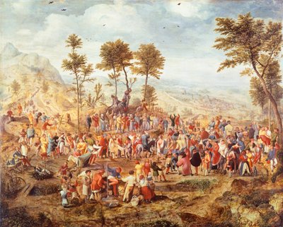 Christ entrant à Jérusalem - Jan van Amstel