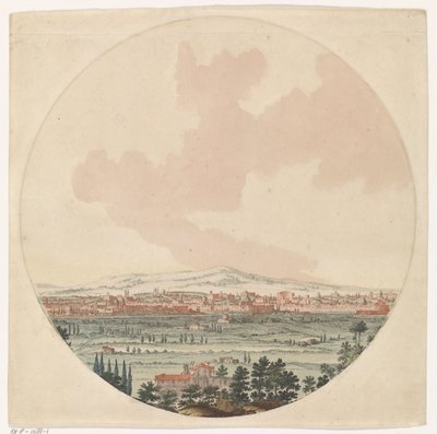 Vue de la ville de Rome et du paysage environnant - Jan van Call (I) (possibly)