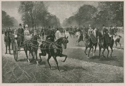 Après-midi à Hyde Park, Londres : Rotten Row - Jan van Chelminski