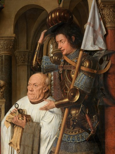 (détail) de la Vierge et l