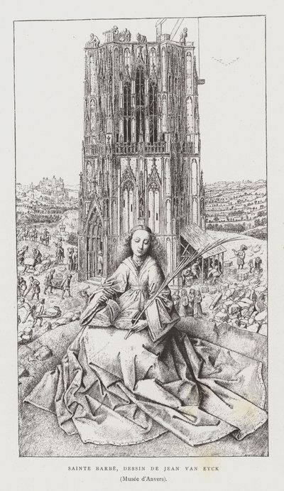 Sainte Barbe, 1437 - Jan van Eyck
