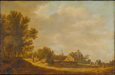 Paysage avec auberge - Jan van Goyen