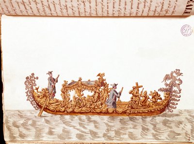 Une gondole royale - Jan van Grevenbroeck
