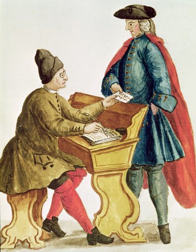 Jouer à la loterie vénitienne - Jan van Grevenbroeck