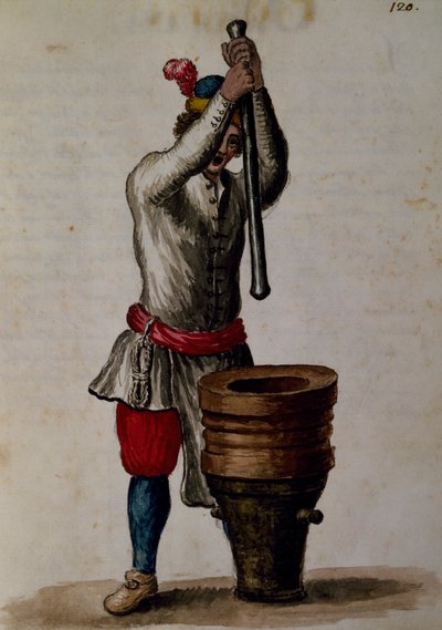 Préparation de la thériaque (antidote contre le poison) du 