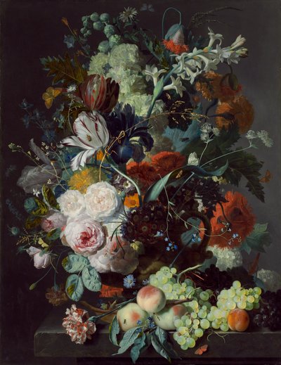 Nature morte avec fleurs et fruits, vers 1715 - Jan van Huysum