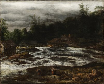Paysage de montagne avec cascade - Jan van Kessel d.Æ.