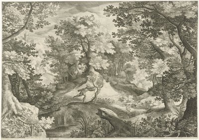 Paysage avec Apollon et Daphné - Jan van Londerseel