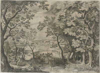 Paysage avec Juda et Tamar - Jan van Londerseel