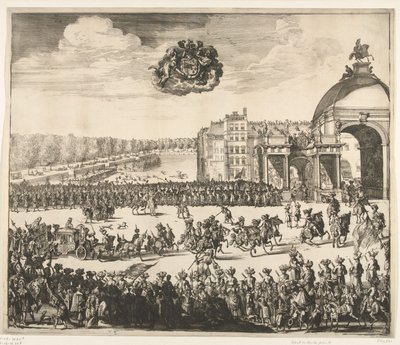 Entrée du roi Guillaume III à La Haye, 1691 - Jan van Vianen