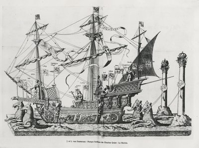 Vaisseau triomphal au cortège funèbre de l