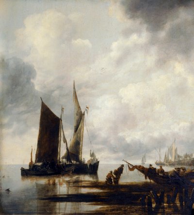 Scène marine - Jan van de Capelle or Cappelle