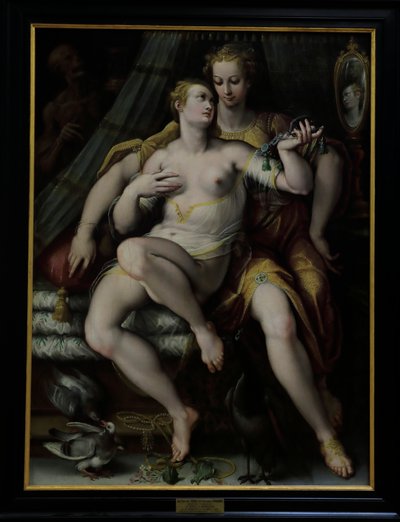 Vanité, Modération et Mort - Jan van der (1523 1605) Straet