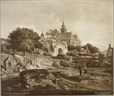 Dutch : Monastère dans un paysage Monastère dans un paysage - Jan van der Heyden