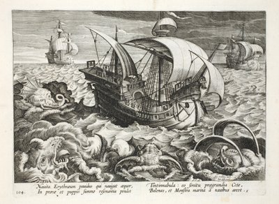 Chasse aux créatures marines, planche 84, illustration de 