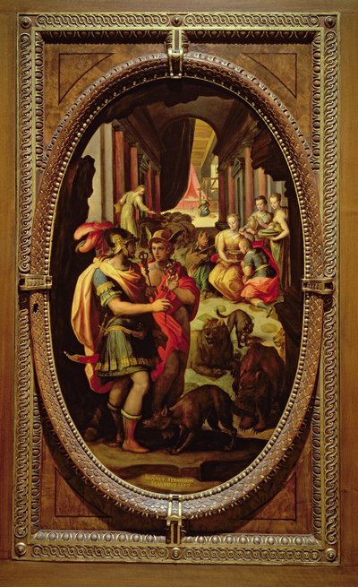 Ulysse, Mercure et Circé, 1570 - Jan van der Straet