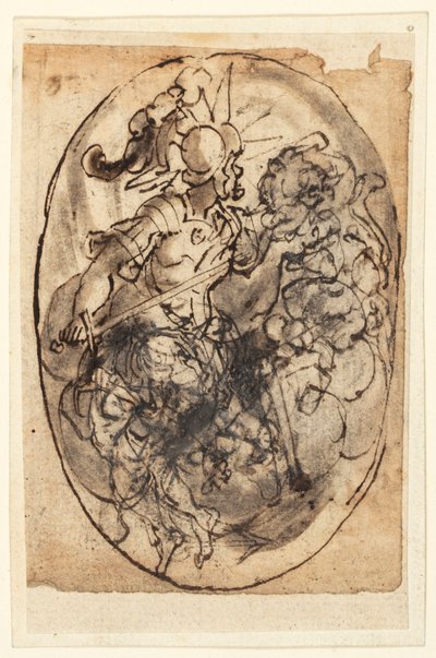 Conception pour un camée - Jan van der Straet, called Stradanus