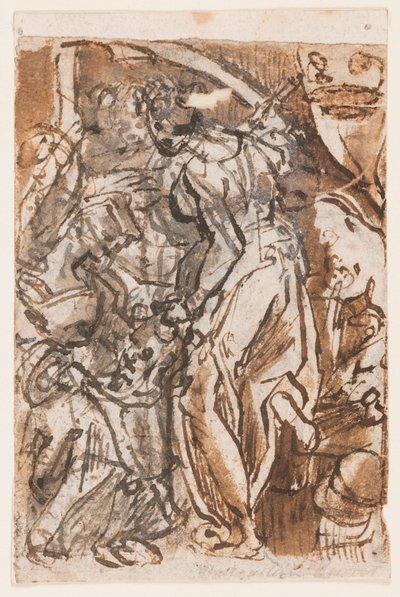 Recto : Judith avec la tête d