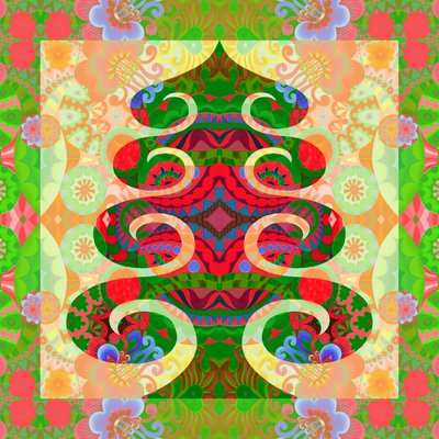 Arbre en vert, 2020 - Jane Tattersfield