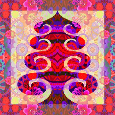 Arbre en rouge - Jane Tattersfield