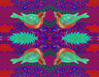 Motif de moineau, 2015 - Jane Tattersfield