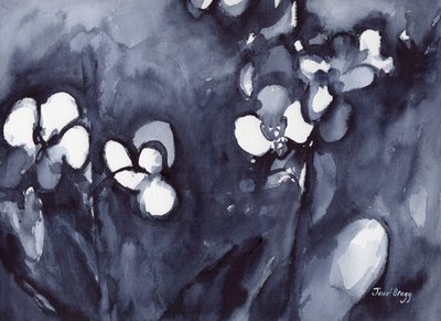 Orchidée en indigo, c.2017 - Janel Bragg