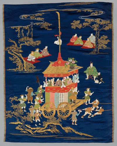 Fukusa brodé - Japan, late 19th early 20th century