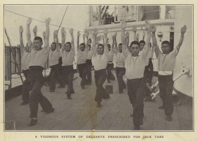 Un système vigoureux de Delsarte prescrit pour les marins - Japanese Photographer