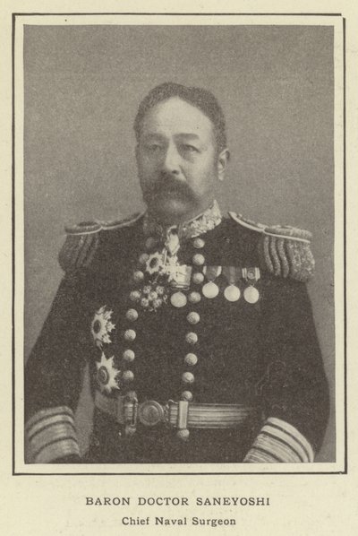 Baron Docteur Saneyoshi, chirurgien en chef de la marine - Japanese Photographer