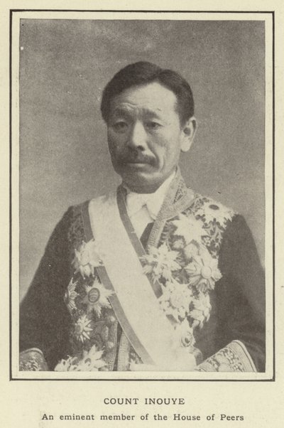 Comte Inouye, membre éminent de la Chambre des pairs - Japanese Photographer