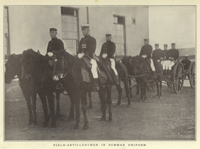 Artilleurs de campagne en uniforme d