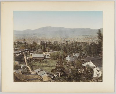 Kyoto, Japon (photo noir et blanc colorisée à la main) - Japanese Photographer