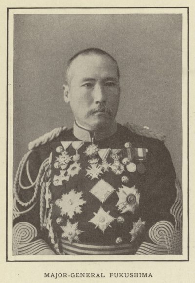 Général de division Fukushima - Japanese Photographer