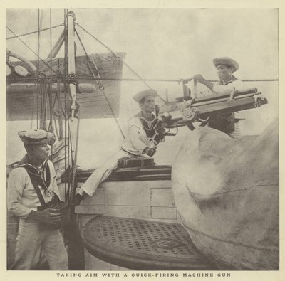 Viser avec une mitrailleuse à tir rapide - Japanese Photographer