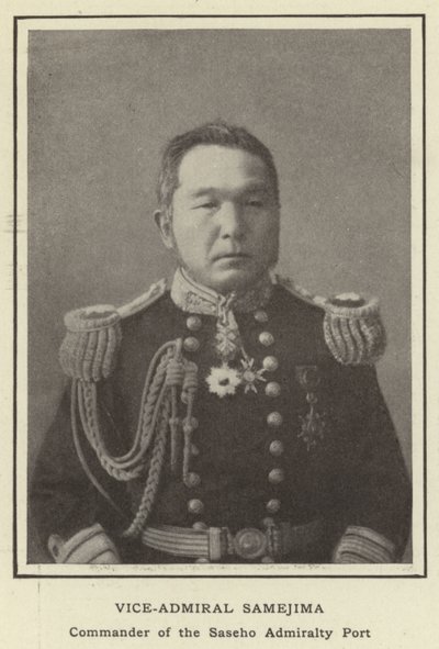 Vice-amiral Samejima, commandant du port de l