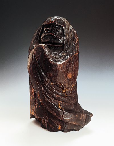 Statuette représentant Daruma (Bodhidharma, fondateur et premier patriarche du Zen) - Japanese School