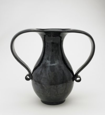 Vase en forme de mimikuchi, Seto, Kyoto-fu ou préfecture d