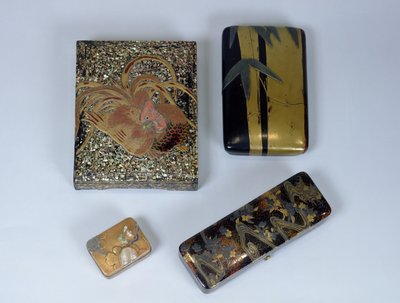 Boîte à écrire décorée d