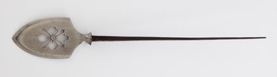 Yanone (pointe de flèche) de type plat (hirane) avec motif percé Hanabishi (acier) - Japanese School