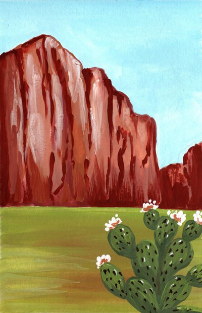 Fleur de cactus du sud-ouest - Jasmine Goodwin