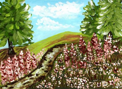Sentier sinueux des fleurs - Jasmine Goodwin