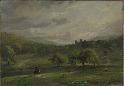 Le château de Lulworth - Jasper Francis Cropsey