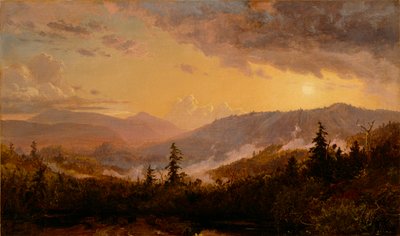 Coucher de soleil après une tempête dans les montagnes Catskill, c.1860 - Jasper Francis Cropsey