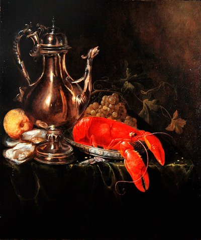 Nature morte avec aiguière en argent - Jasper Geerards
