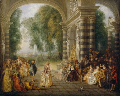 Les plaisirs du bal - Jean-Antoine Watteau
