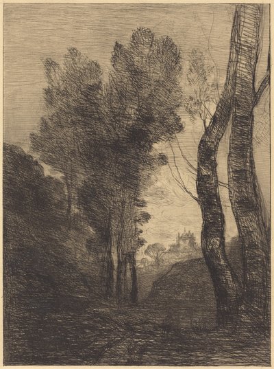 Environs of Rome (Environs de Rome) - Jean-Baptiste-Camille Corot
