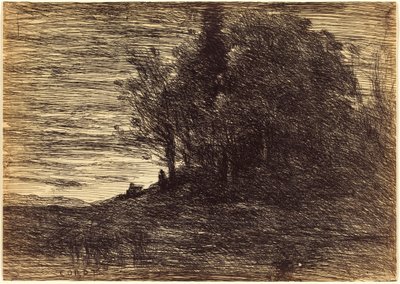 Le Bois de l'ermite - Jean-Baptiste-Camille Corot