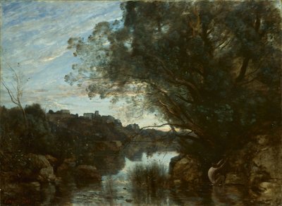 Souvenir des environs du lac de Nemi - Jean-Baptiste-Camille Corot